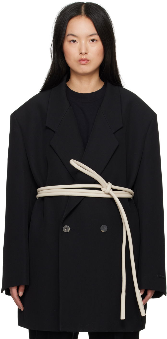 Колани Fear of God Off-White Leather Rope Belt Бежово | FG870-025FLT, 0