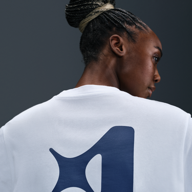 Тениска Nike A'ja Wilson Loose Fit Short-Sleeve T-Shirt Бяло | HQ1696-100, 2