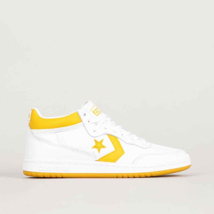 Скеитбординг Converse Fastbreak Pro Mid "White Light Yellow" Бяло | A08687C