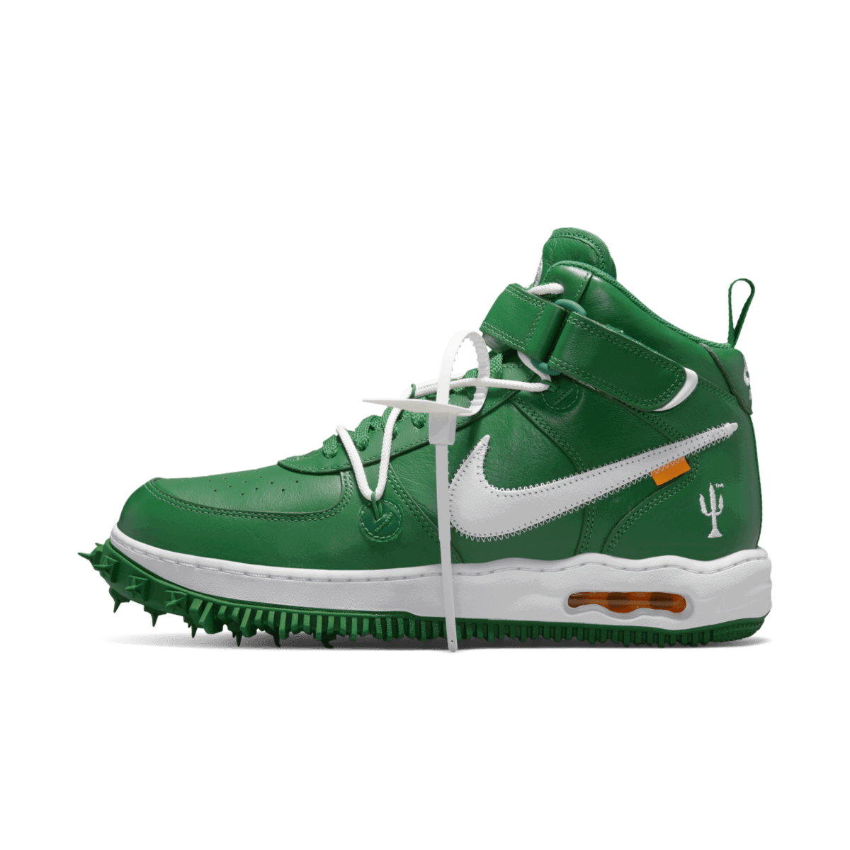 Кецове и обувки Nike Off-White x Air Force 1 Mid "Pine Green" Зелено | DR0500-300, 0