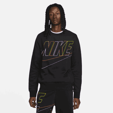 Суитчър Nike Club Fleece+ Crewneck Sweatshirt Черно | DX0529-010, 3