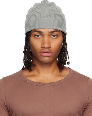 Шапка Rick Owens Rick Owens Concordians Ribbed Beanie Сиво | RU02E1495 RIBM, 0
