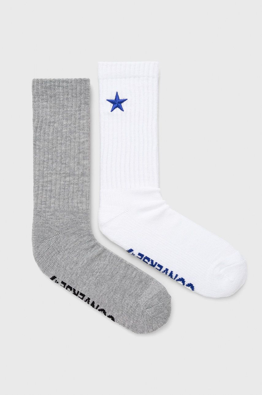 Чорапи Converse Two Pack Star Logo Socks Металик | E1162H.2001, 0