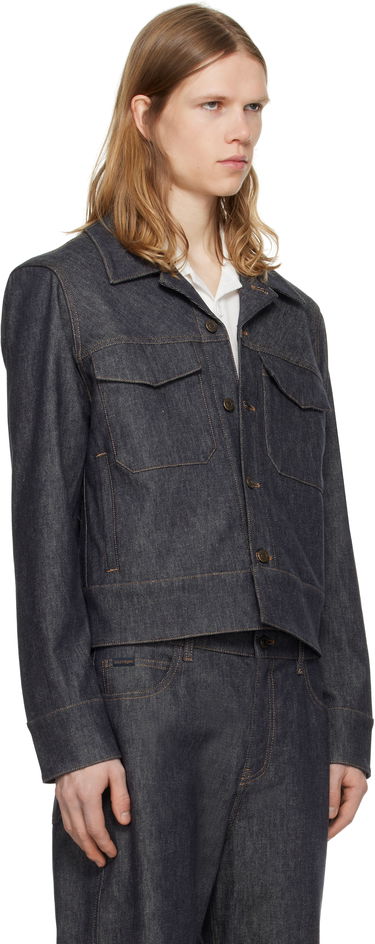 Яке Courrèges Courrèges Utility Trucker Denim Jacket Синьо | 125DBL250DE0035, 1