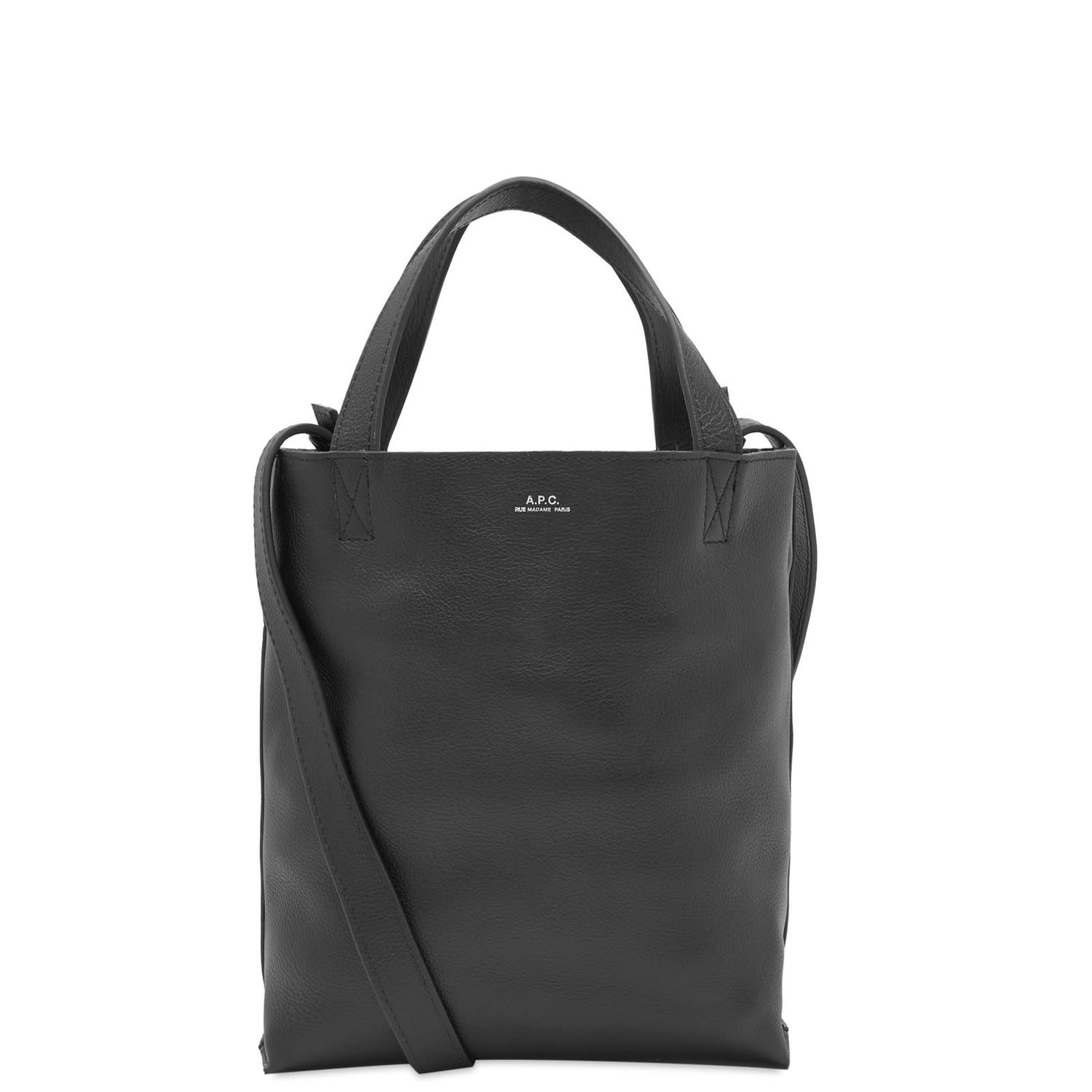 Голяма пазарска чанта A.P.C. Cabas Maiko Small Tote Bag Черно | PXBOK-M61667-LZZ, 0
