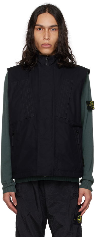 Жилетка Stone Island Black Ghost Down Vest Черно | 7915G08F1, 0