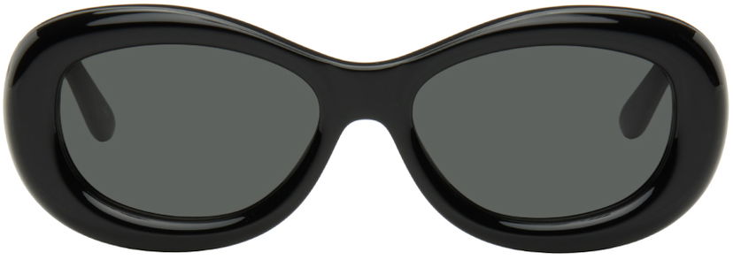 Слънчеви очила Courrèges Oval Sunglasses Черно | 322ALU003AC0006