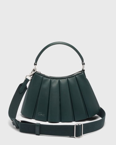 Чанта през рамо Lacoste Lacoste LENGLEN Pleated Shoulder Bag Зелено | NU5011DP-946, 1