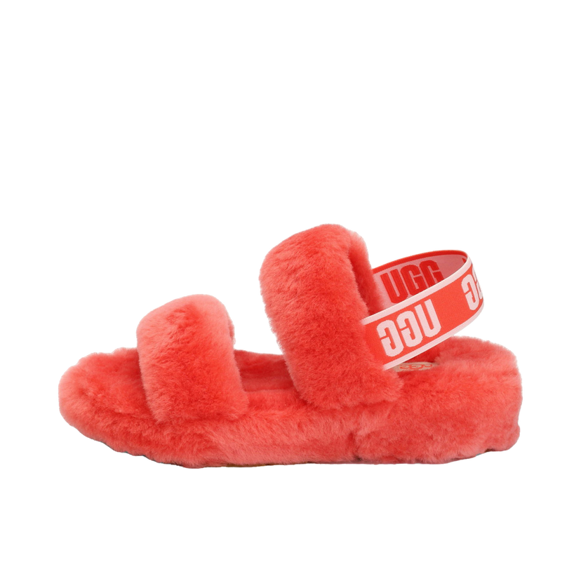 Кецове и обувки UGG Oh Yeah Slide Pop Coral Оранжево
 | 1107953-PCRL