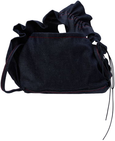 Дамска чанта Cecilie Bahnsen Denim Ruffle Handle Bag Черно | 1.24BAG45012 UMI BAG, 1