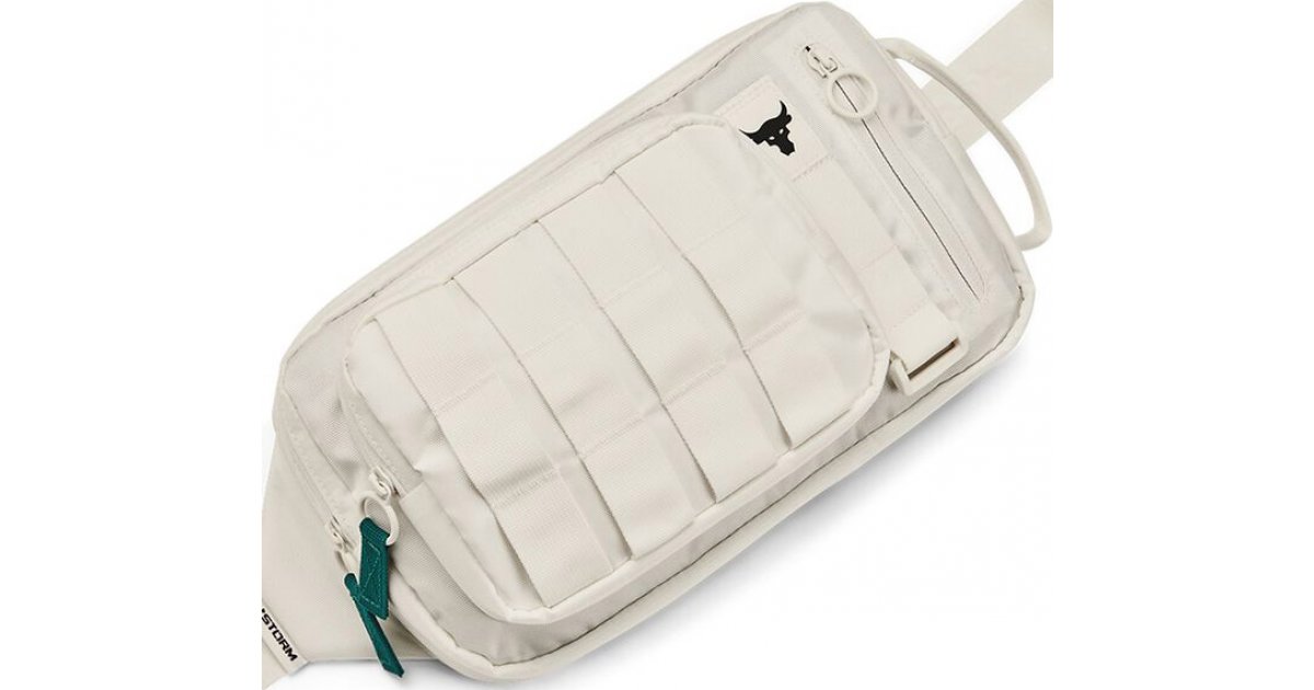 Чанта за кръста Under Armour Project Rock Waist Bag Бяло | 1376457-130, 1