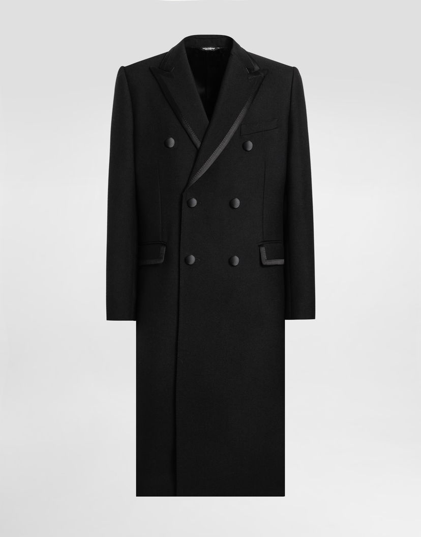 Палта Dolce & Gabbana Dolce & Gabbana Double-Breasted Wool Coat Черно | G055JTFUZD5N0000