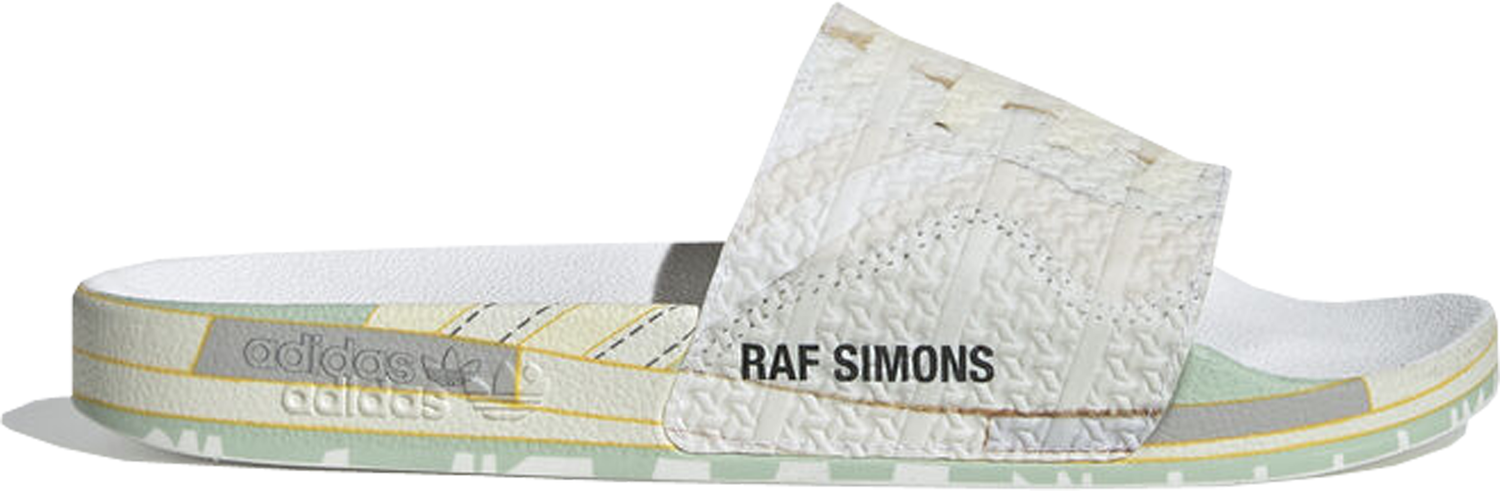Кецове и обувки adidas Originals Peach Adilette Raf Simons Сиво | EE7957, 0
