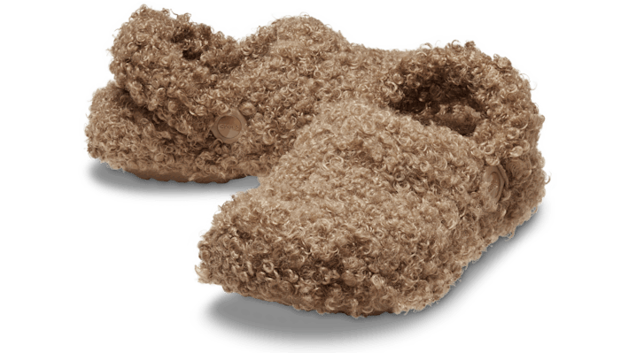 Кецове и обувки Crocs Classic Faux Doodle Fur Clogs Кафяво | 210849-2EY, 1
