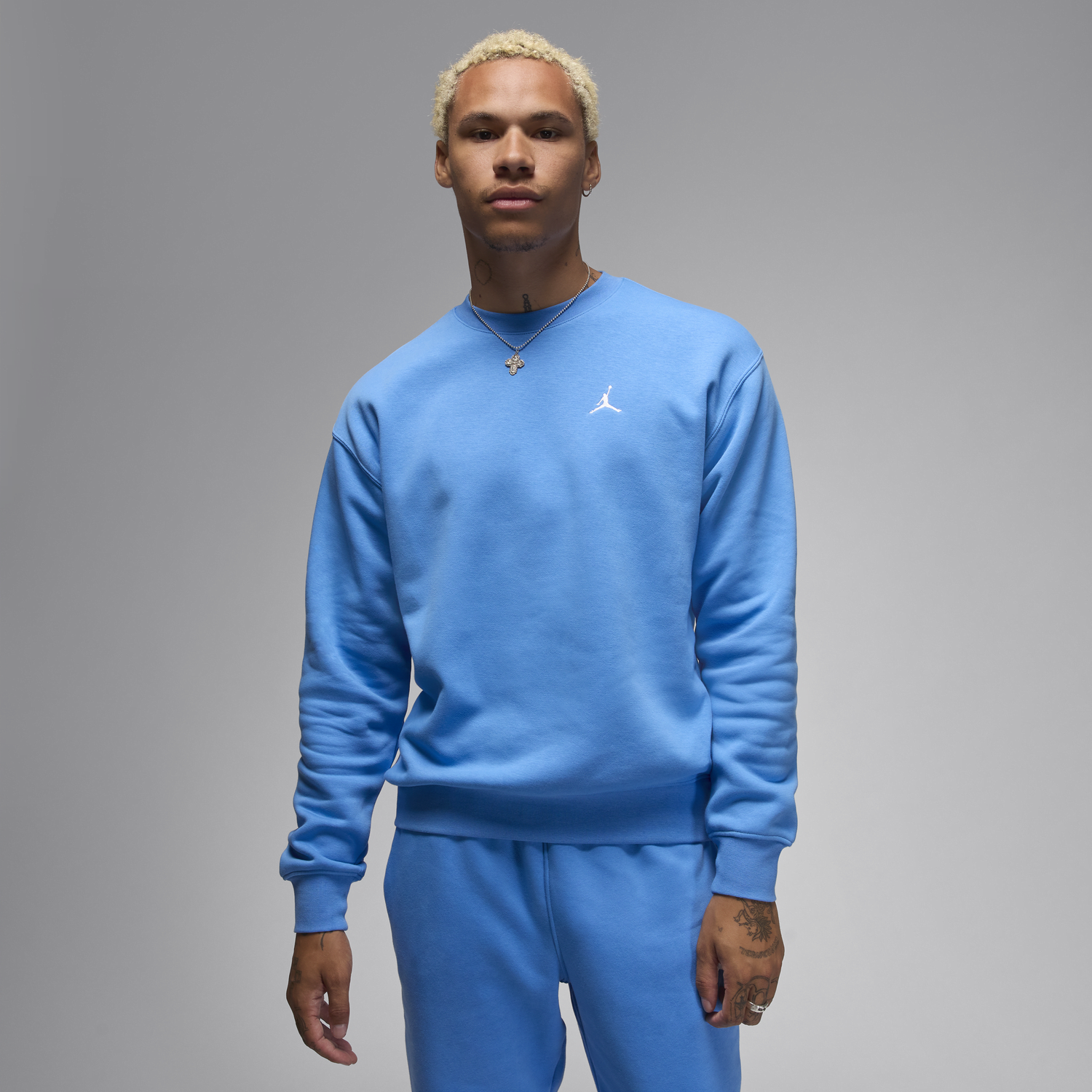 Суитчър Jordan Brooklyn Fleece Sweatshirt Синьо | FV7293-469, 0