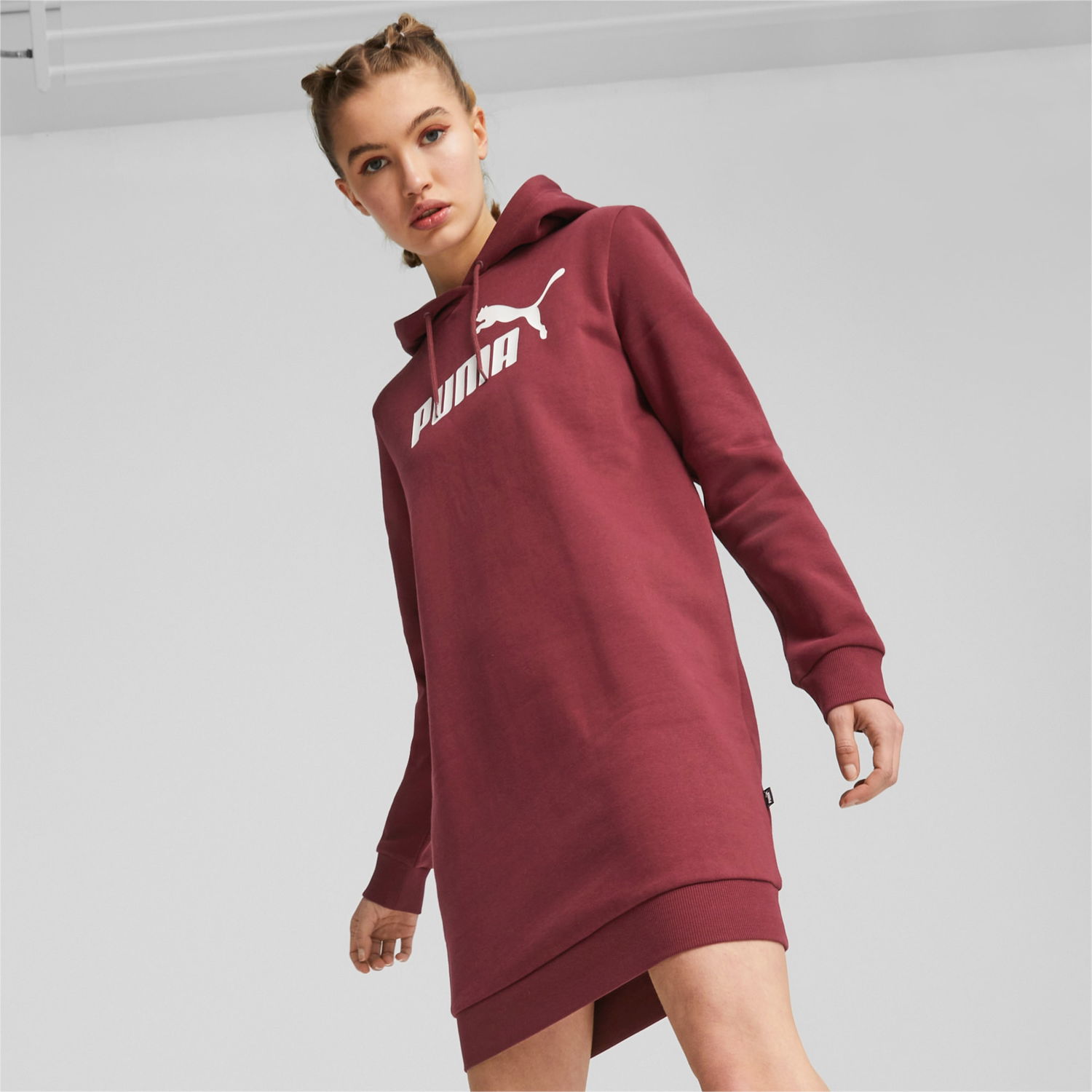 Pокля Puma Essentials Logo da donna Бургунди | 671988_22, 1