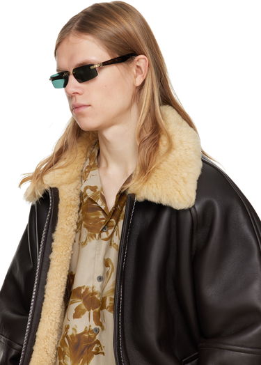 Слънчеви очила Cartier Rimless Rectangular Sunglasses with Banded Hardware Металик | CT0537S-002, 3