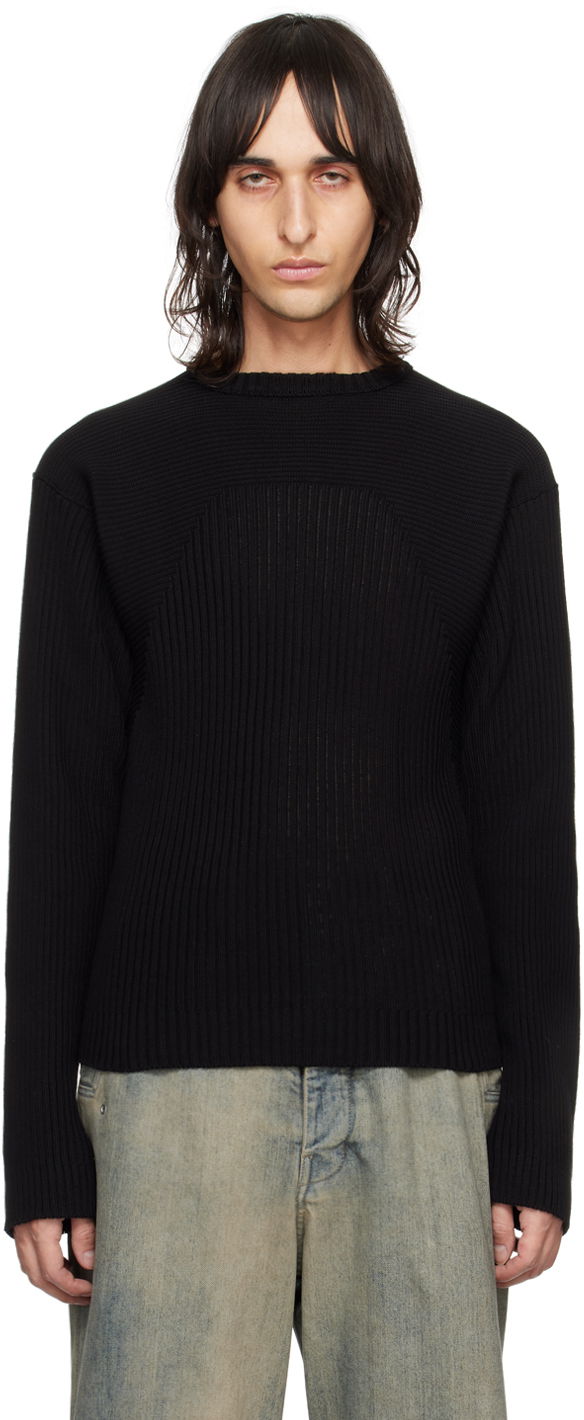 Пуловер Rick Owens Biker Sweater Черно | RU01D3664 KEC