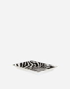 Porcelain Zebra Print Trinket Dish Onesize