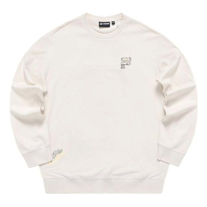 Суитчър FILA FUSION Fob Graphic Sweatshirt Бяло | T11U333206F-BG