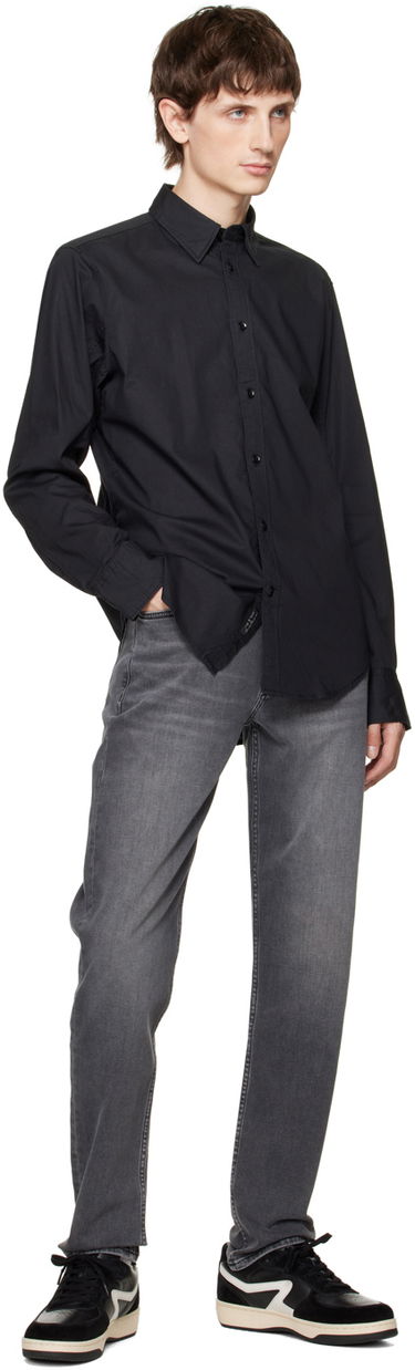 Риза rag & bone Rag & Bone Zac Shirt Черно | MBW23PA437FPML, 3