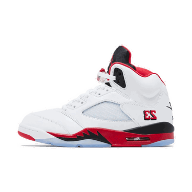 Кецове и обувки Jordan Air Jordan 5 OG 'Fire Red Black Tongue' - 2025 Бяло | HQ7978-101, 0