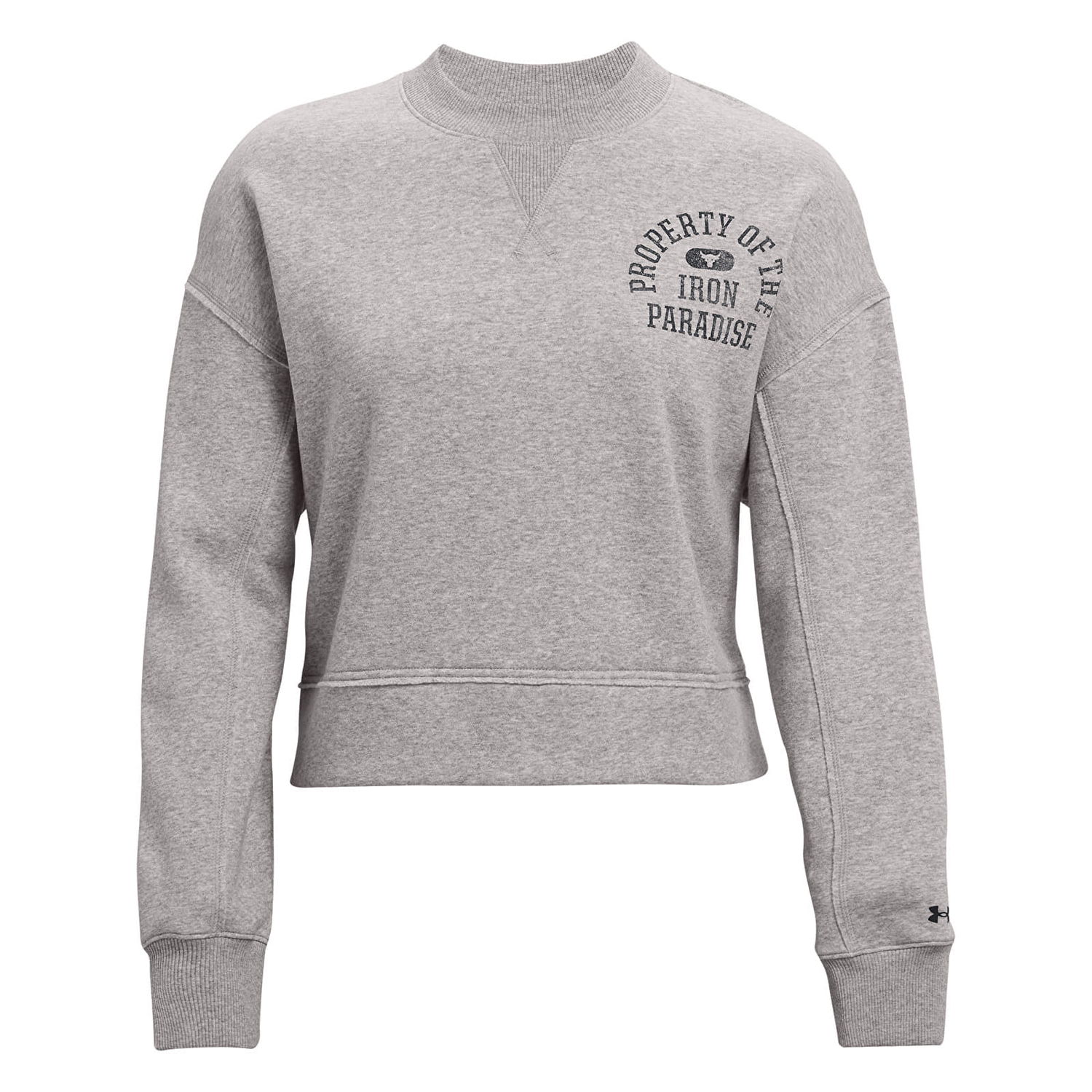 Суитчър Under Armour Prjct Rock Fleece LC Crew Gray Сиво | 1370546-031, 1
