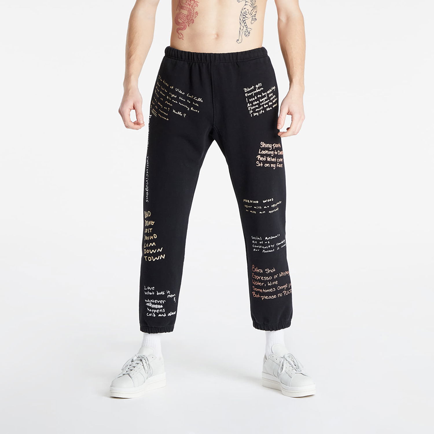 Спортни панталони Pleasures Remote Sweat Pant Черно | P21W026 Black, 0