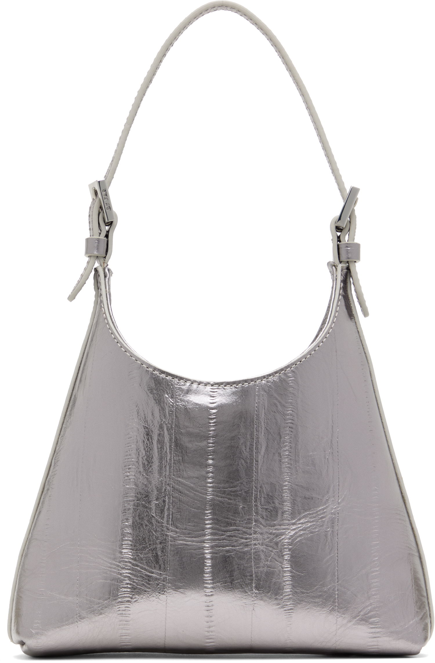 Чанта през рамо BY FAR BY FAR Baby Camryn Metallic Leather Bag Металик | MWBTH031CL035ME032PL, 0