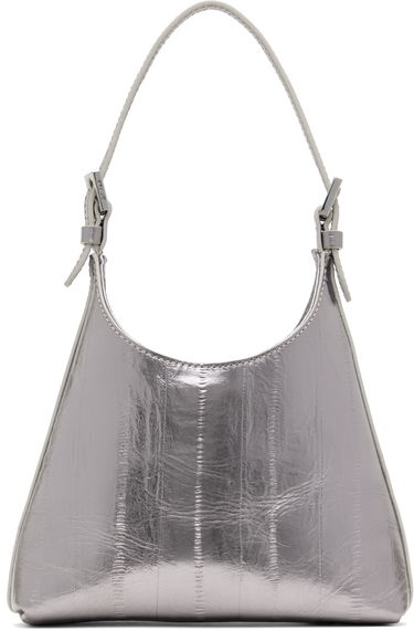 Чанта през рамо BY FAR BY FAR Baby Camryn Metallic Leather Bag Металик | MWBTH031CL035ME032PL, 0