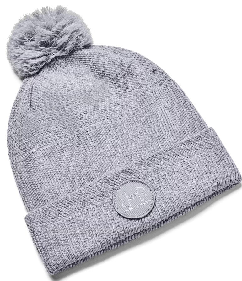 Шапка Under Armour Under Armour UA Driver Pom Beanie Сиво | 1373107-035, 0