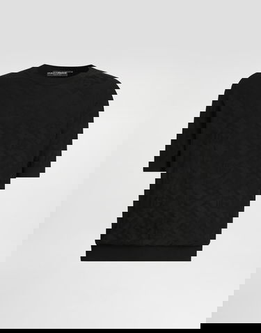 Пуловер Dolce & Gabbana Micro-dot Stitch Silk Pullover Черно | GXX03TJBSOCN0000, 0