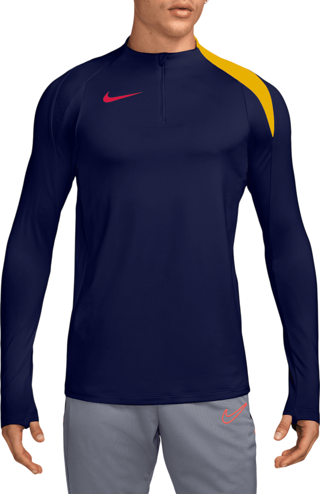 Тениска Nike Dri-FIT Strike Total 90 Drill Long Sleeve Tee Тъмно синьо | hv6402-492, 0