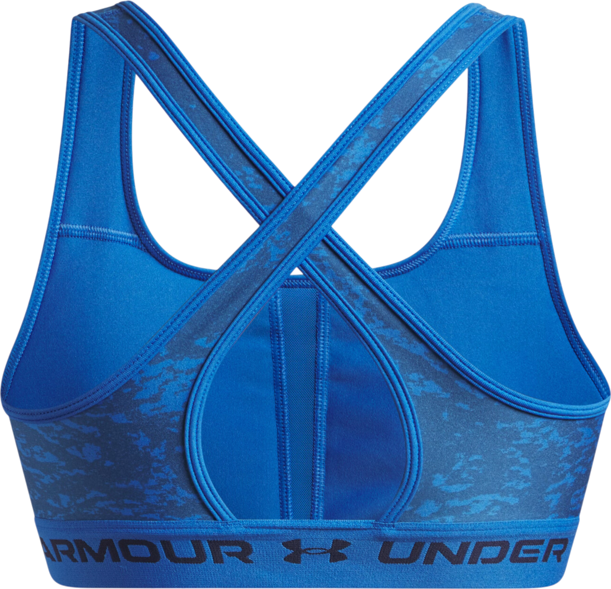 Сутиен Under Armour Under Armour Crossback Mid Print Sports Bra Синьо | 1361042-402, 1