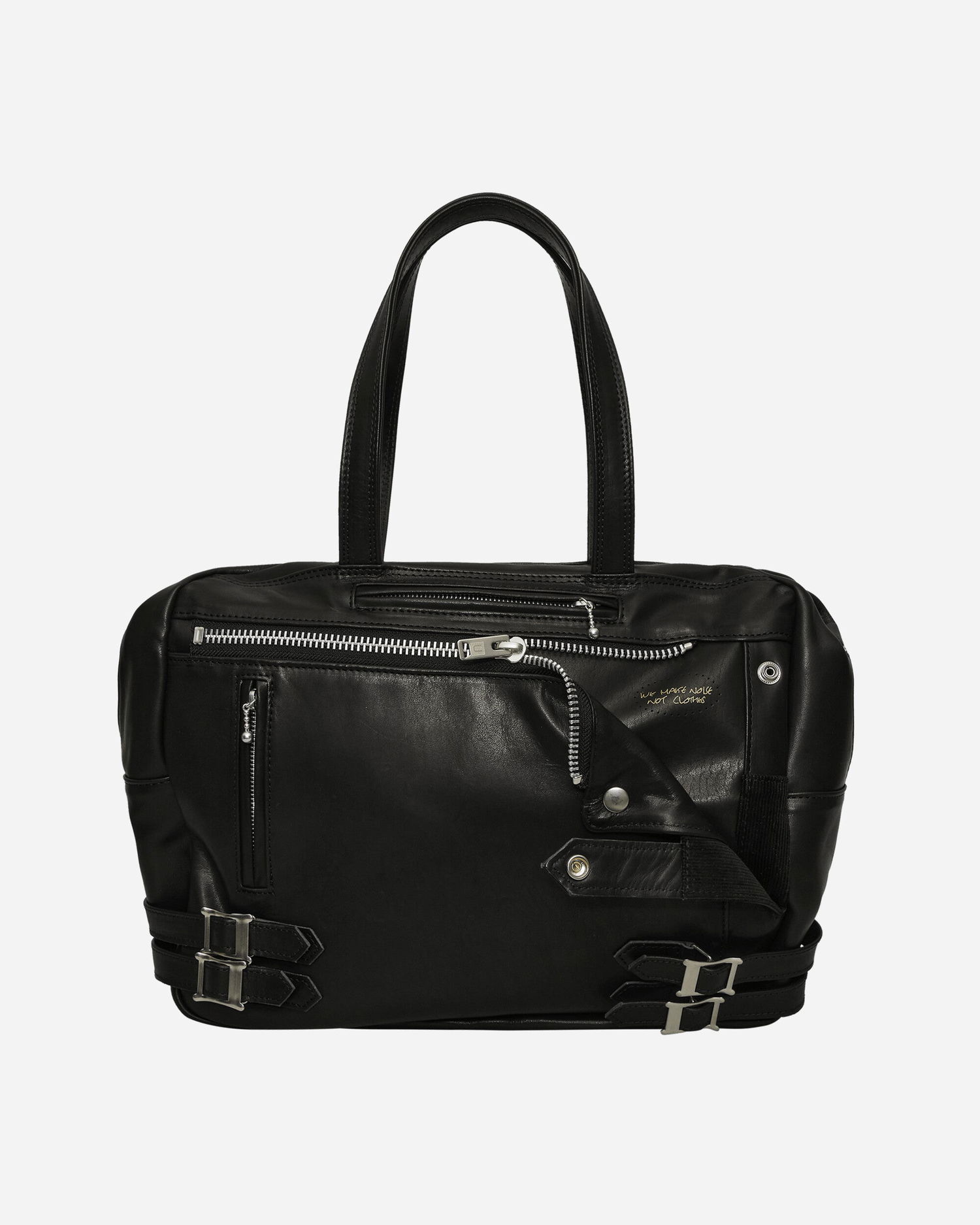 Чанта за пътуване UNDERCOVER Leather Rider's Bag Черно | UC0D6B04 1, 0