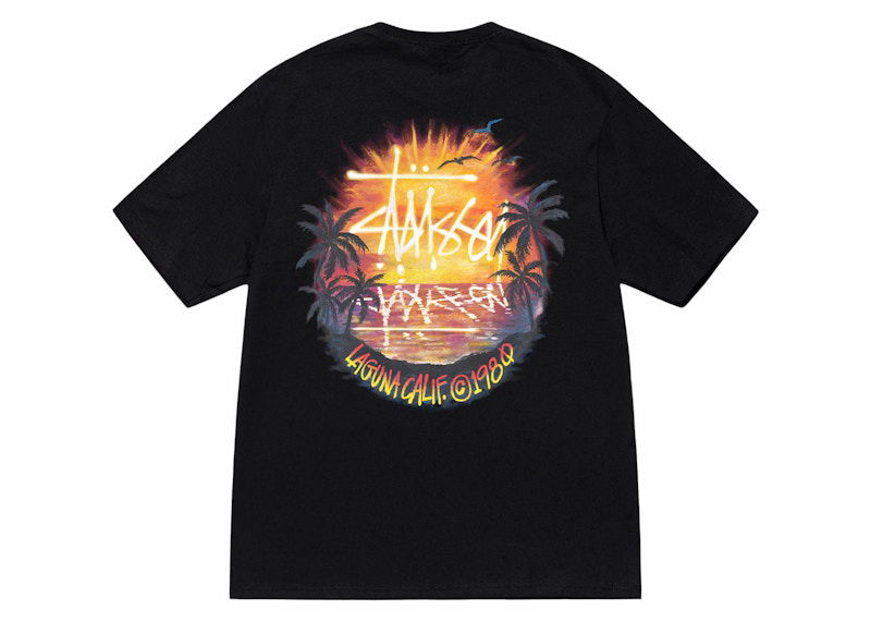 Тениска Stüssy Sunset Graphic T-Shirt Черно | 1905062