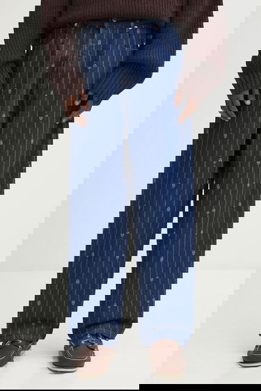Дънки Drôle de Monsieur Drôle de Monsieur Le Jean Baggy Monogramme Jeans Синьо | I.BP168.CO238, 0