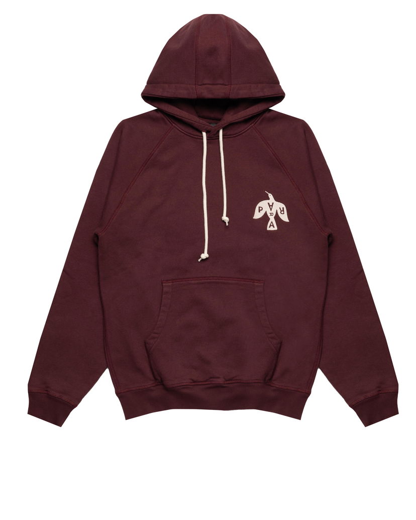 Суитчър By Parra Crow logo hooded sweatshirt Бургунди | 54326