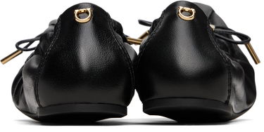Pокля FERRAGAMO Ferragamo Elasticated Ballerina Flats Черно | 779656, 1