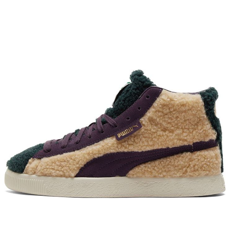Кецове и обувки Puma Basket Mid Vintage 'Sherpa' Кафяво | 381179-01