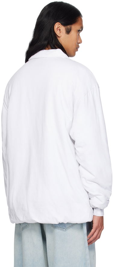 Поло тениска We11done Padded Logo Polo Бяло | WD-TT2-24-739-U-WH, 2