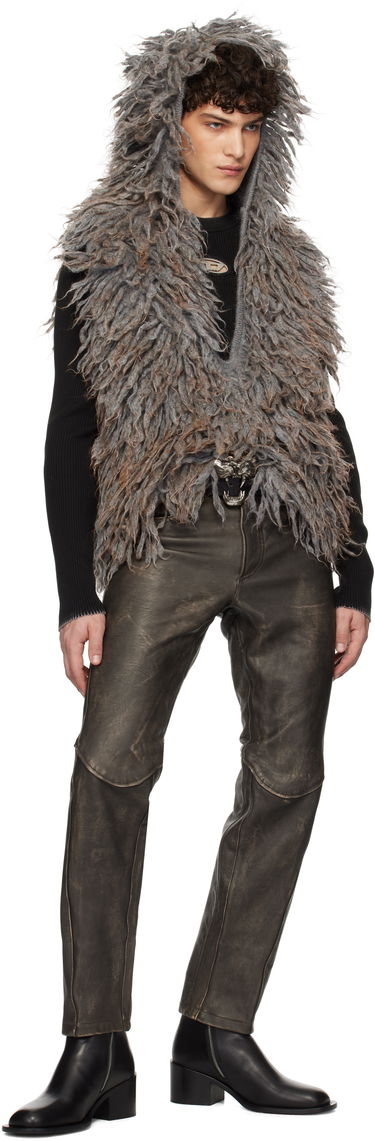 Жилетка Diesel Furry Knit Vest Сиво | A17039-0DBDJ-96X, 3