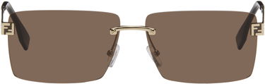 Слънчеви очила FENDI Sky Rectangular Rimless Sunglasses Кафяво | FE40165UM6032E 840126860023, 0