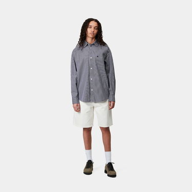 Риза Carhartt WIP Carhartt WIP Arvin Long Sleeve Striped Shirt Тъмно синьо | I034560_2, 1
