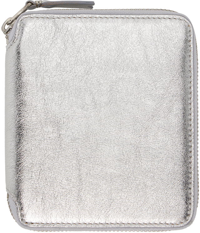 Silver Leather Wallet