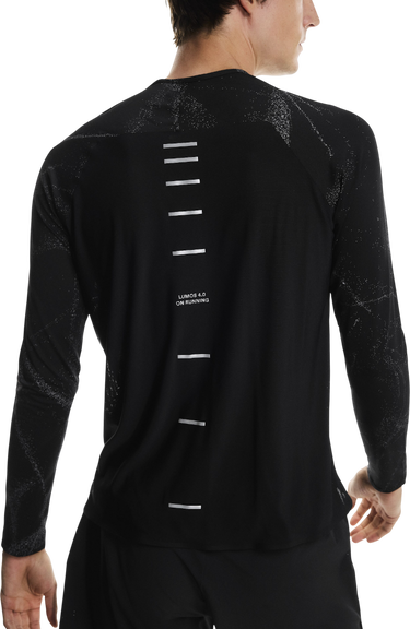 Тениска On Running Performance Reflective Long-Sleeve T-Shirt Lumos Черно | 1mf30230553, 1