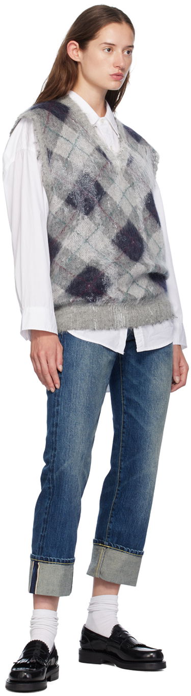 Дънки R13 R13 Cuffed Romeo Jeans Синьо | R13WD113-D160A, 3