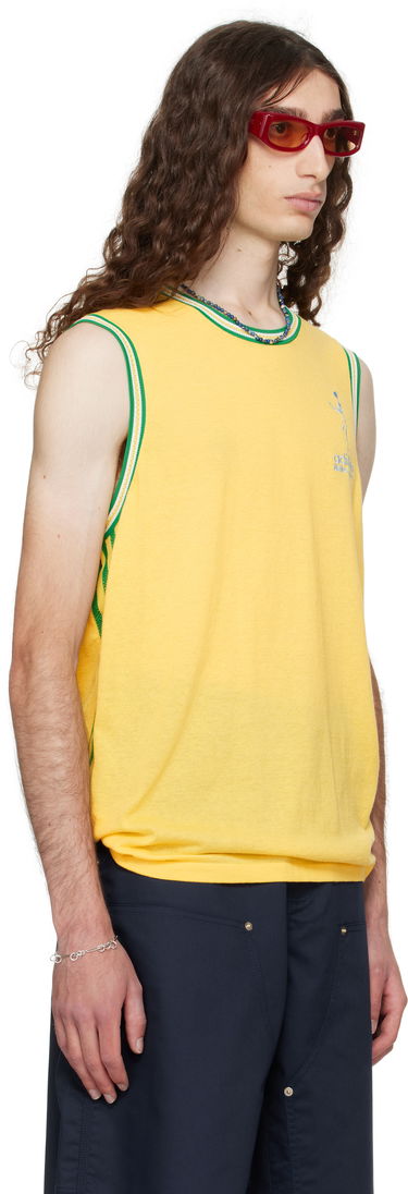 Потник Wales Bonner Wales Bonner adidas Originals Edition Jab Tank Top Жълто | JY6077, 1