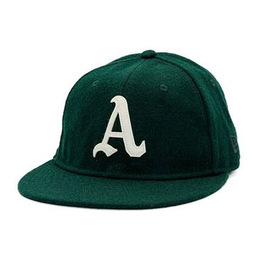 Шапка с козирка New Era New Era MLB Heritage 9FIFTY Retro Crown Oakland Athletics Adjustable Hat Зелено | 60595498, 0