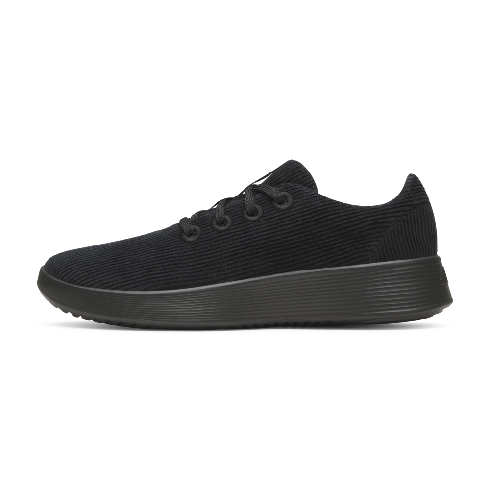 Кецове и обувки Allbirds Runner Go Corduroy Черно | A11229W, 1